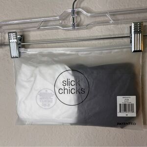 Slick Chicks NWT 2-Pack Adaptive Side-Fasten Underwear M Black & White
